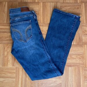 hollister jeans low rise boot